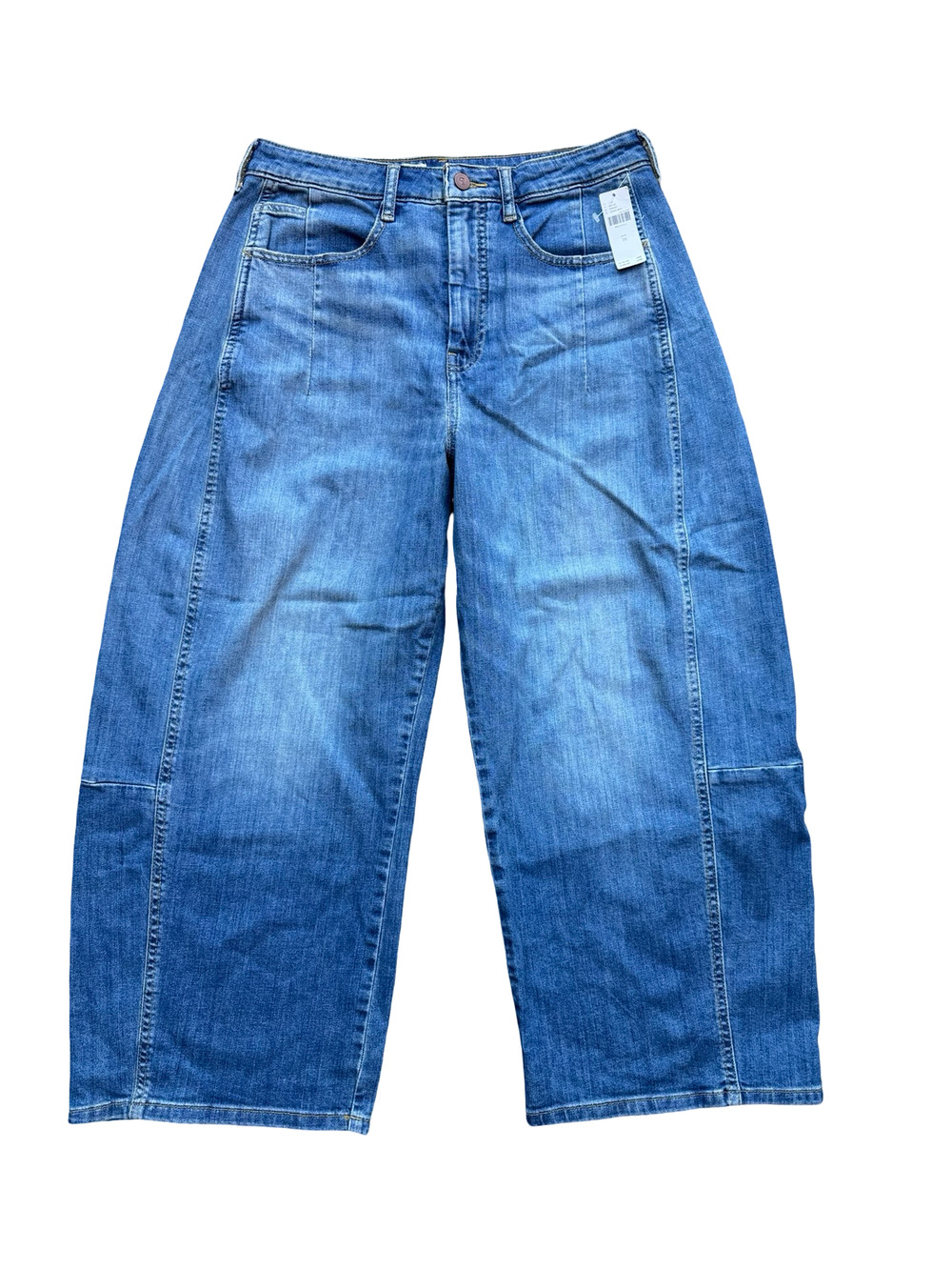 NWT Pilcro Anthropologie Kenna Mid-Rise Heritage Barrel Jeans Size 30